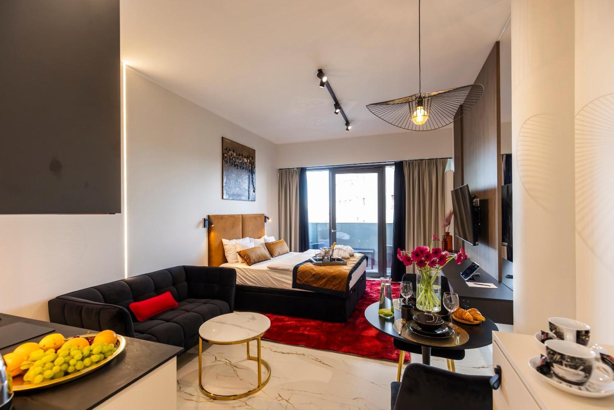 Kaleo Apartments - Hanza Tower شتشيتسين المظهر الخارجي الصورة